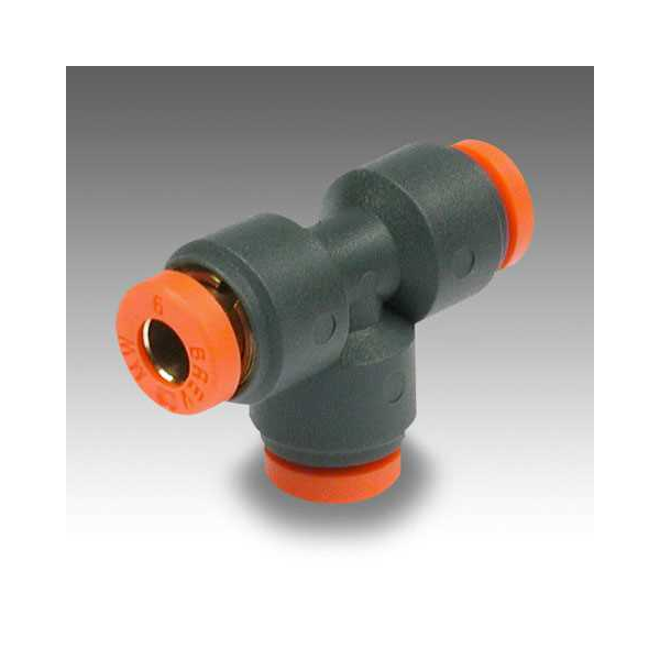 Push-in tee R22, tube 12 mm, technopolymer