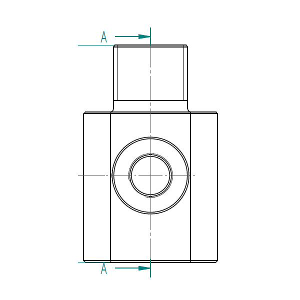 Burst Disc Adaptor for bladder accumulator