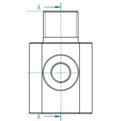 Burst Disc Adaptor for bladder accumulator