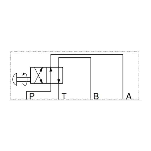 Manually operated 42W-06-3AR-SOR-1-V