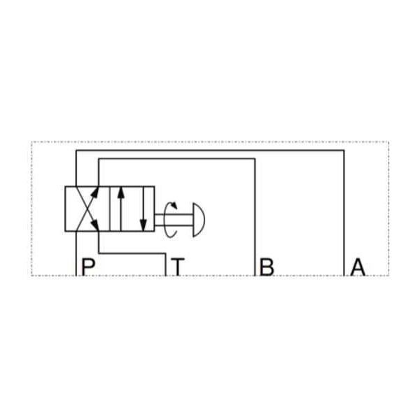 Manually operated 42W-06-3BR-SOR-1-V