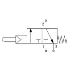 Manual directional valve Series 70 3/2 1/8"