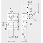 Manual directional valve Series 70 3/2 1/8"
