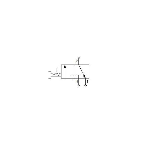 Manual directional valve Series 70 3/2 1/8"