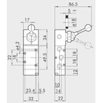Manual directional valve Series 70 5/2 1/8"