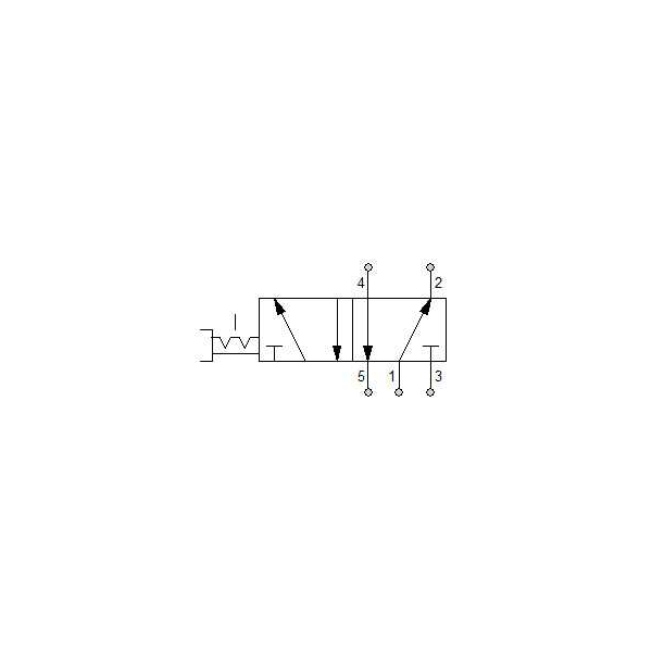 Manual directional valve Series 70 5/2 1/8"