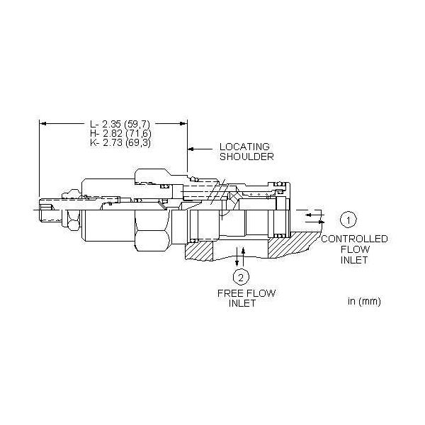 Needle valve NCEB-LCN