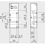 Pneumatically actuated directional valve Series 70 5/2 1/8"