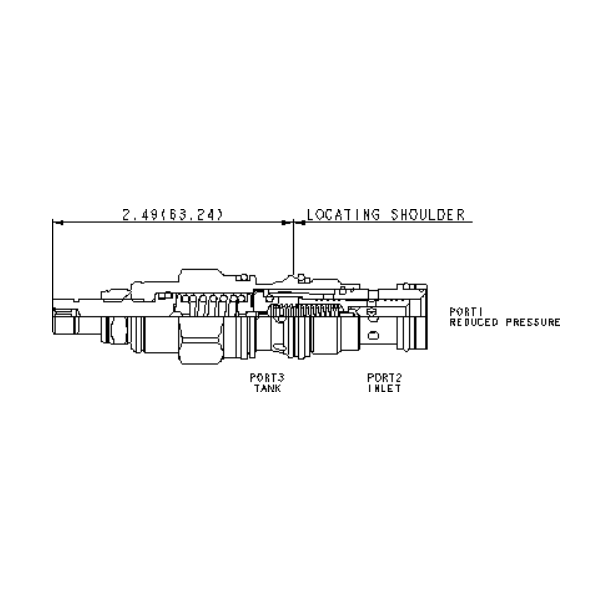 Pressure reducing valve PPDB-LWN