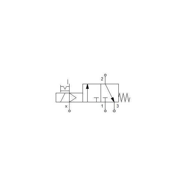 Solenoid valve Series 70 pilot assisted (SE) 3/2 1/8"