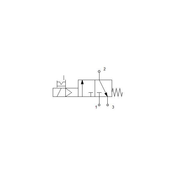Solenoid valve Series 70 direct acting (SO) 3/2 1/8"