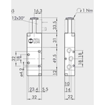 Solenoid valve Series 70 direct acting (SO) 5/2 1/8"