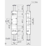 Solenoid valve Series 70 direct acting (SO) 5/3 1/8"