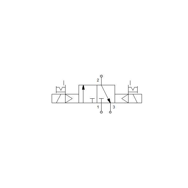 Solenoid valve Series 70 direct acting (SO) 3/2 1/4"