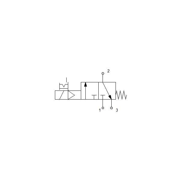 Solenoid valve Series 70 direct acting (SO) 3/2 1/4"