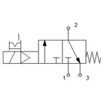 Solenoid valve Series 70 direct acting (SO) 3/2 1/4"