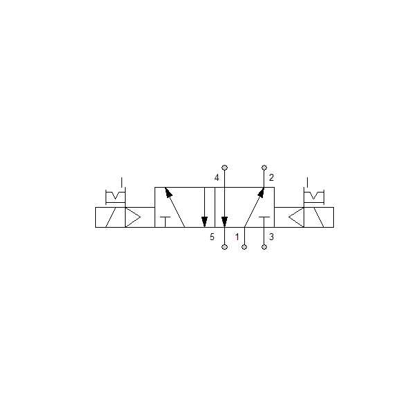 Solenoid valve Series 70 direct acting (SO) 5/2 1/4"
