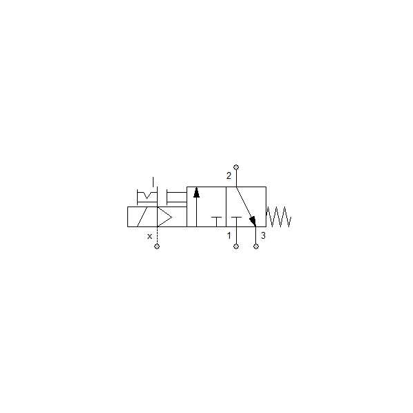 Solenoid valve Series 70 pilot assisted (SE) 3/2 1/2"