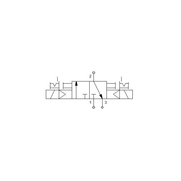 Solenoid valve Series 70 direct acting (SO) 3/2 1/2"