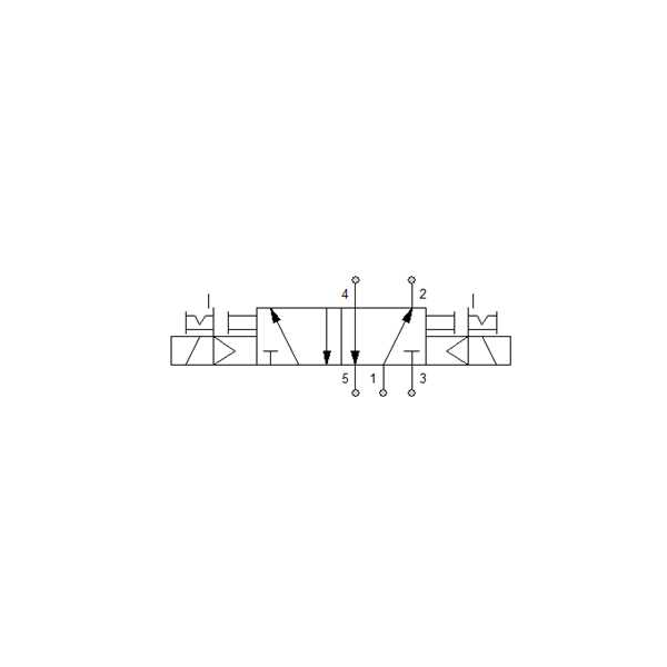 Solenoid valve Series 70 direct acting (SO) 5/2 1/2"