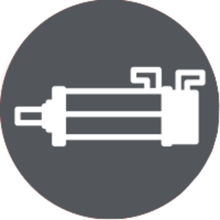 icon that illustrates electro and control system