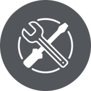 icon that illustrates service and maintainence