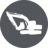 icon of a excavator
