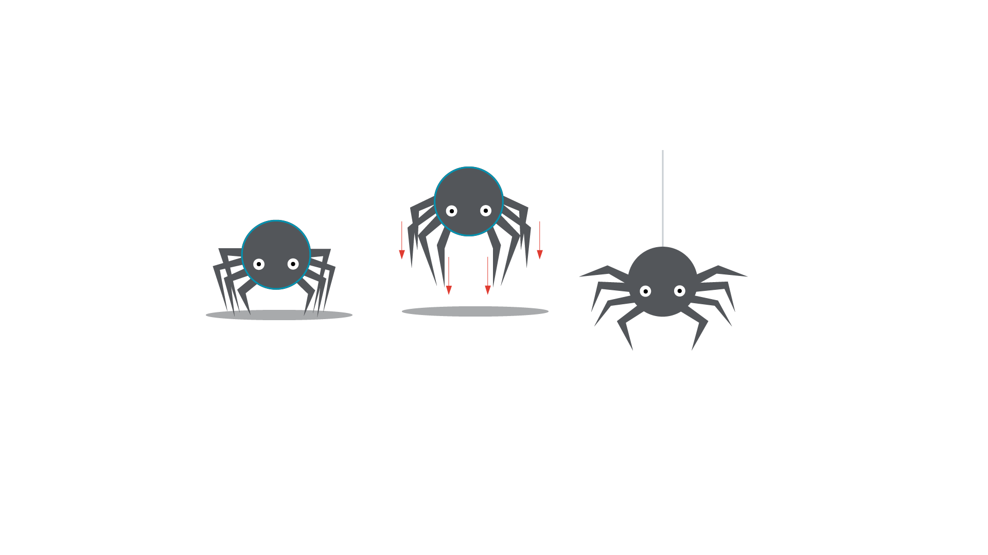 Illustration of a hydraulic spider