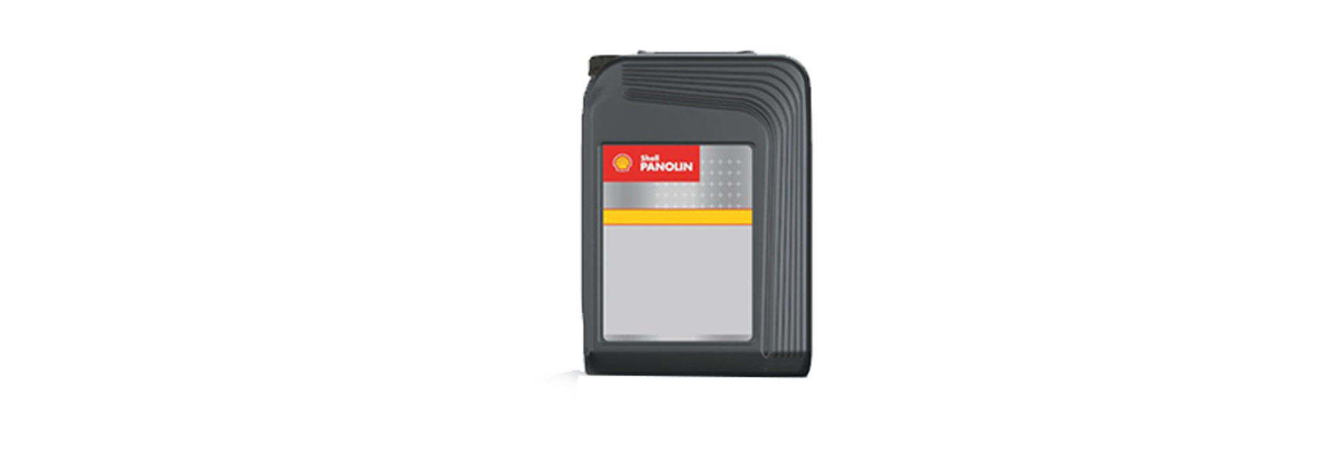 Image of a canister with biodegradable fluid of the Shell Panolin type