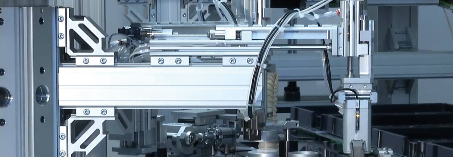 Picture of Metal Work pneumatic system, used to control and automate industrial processes using compressed air.