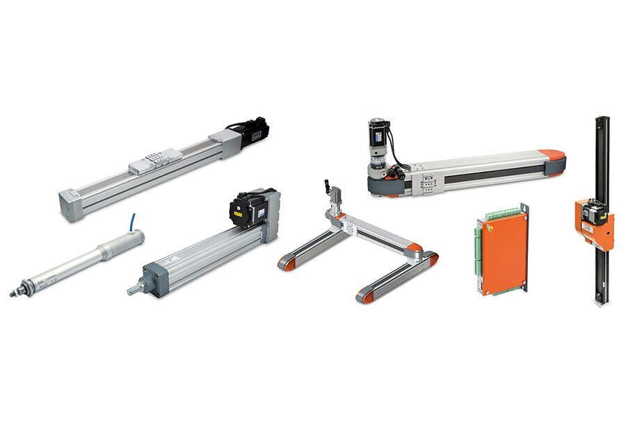An image of electric cylinders. The cylinders are designed for precise motion control and are essential components in automated systems.