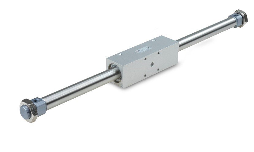 An image of a rodless cylinder with magnetic slide