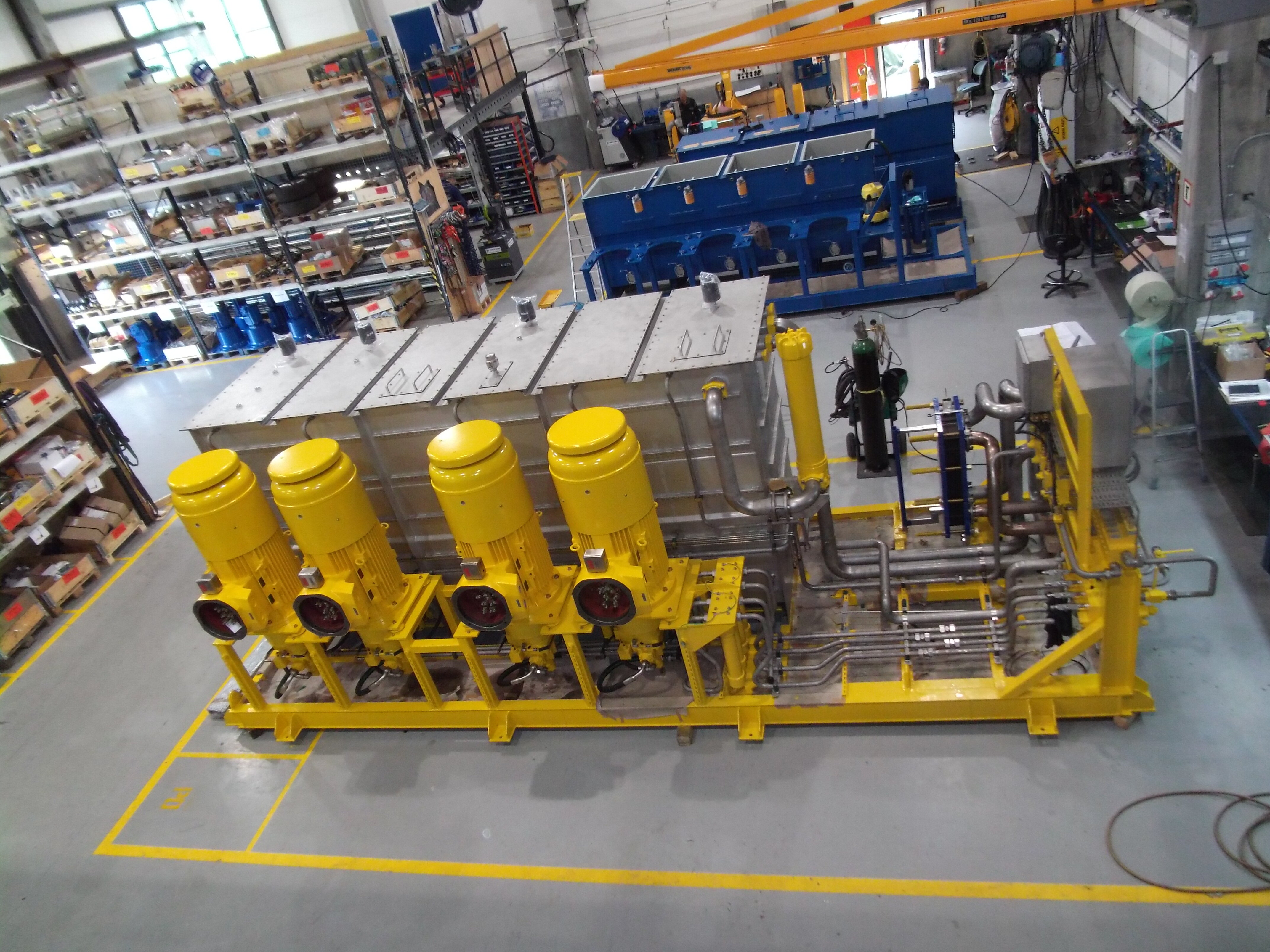 Bilde av hydraulikkaggregat Hydraulikkaggregat (HPU) for vinsj, HPU12000/4/TP-Ex sone 1