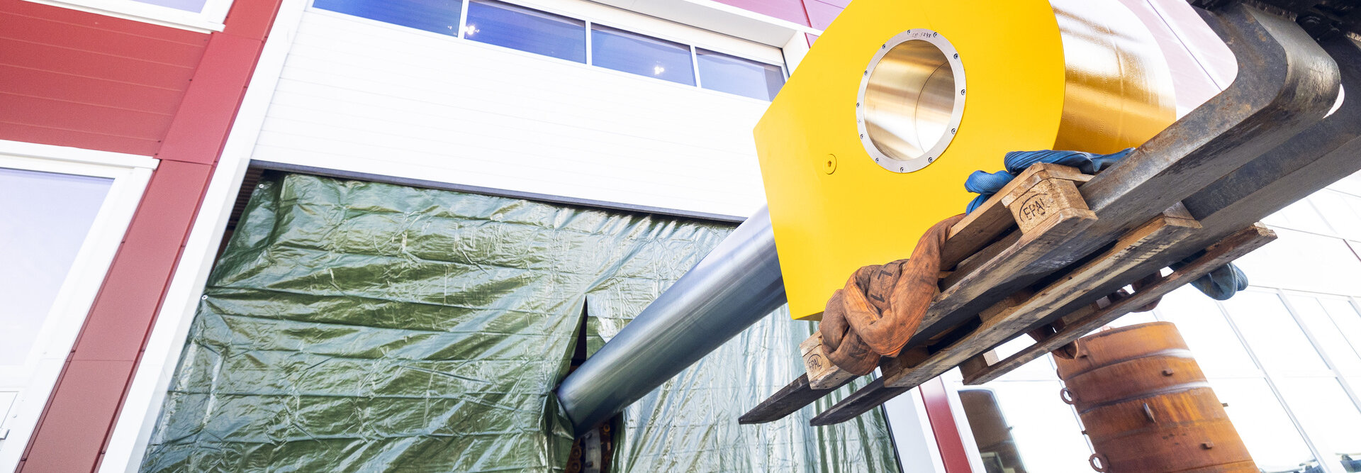 Testing of rod extension from the gate to the production hall in Rissa, Norway